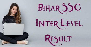 Bihar SSC Inter Level Result
